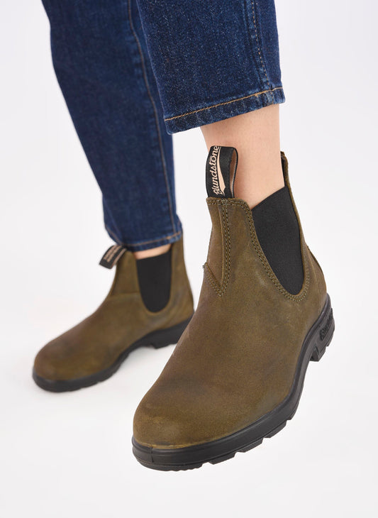 Bottines - Original Chelsea Boots 1615 Dark Olive Blundstone