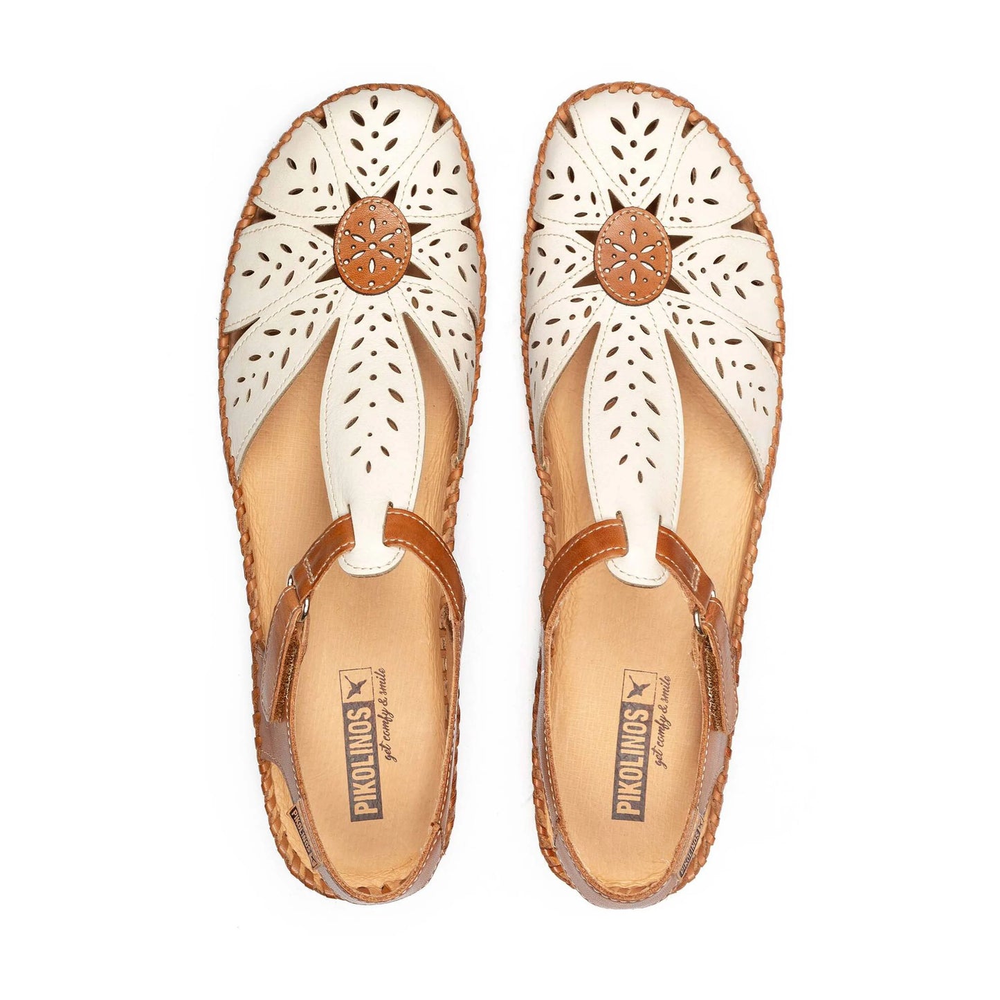 PIKOLINOS VALLARTA NATA CREME SANDALES