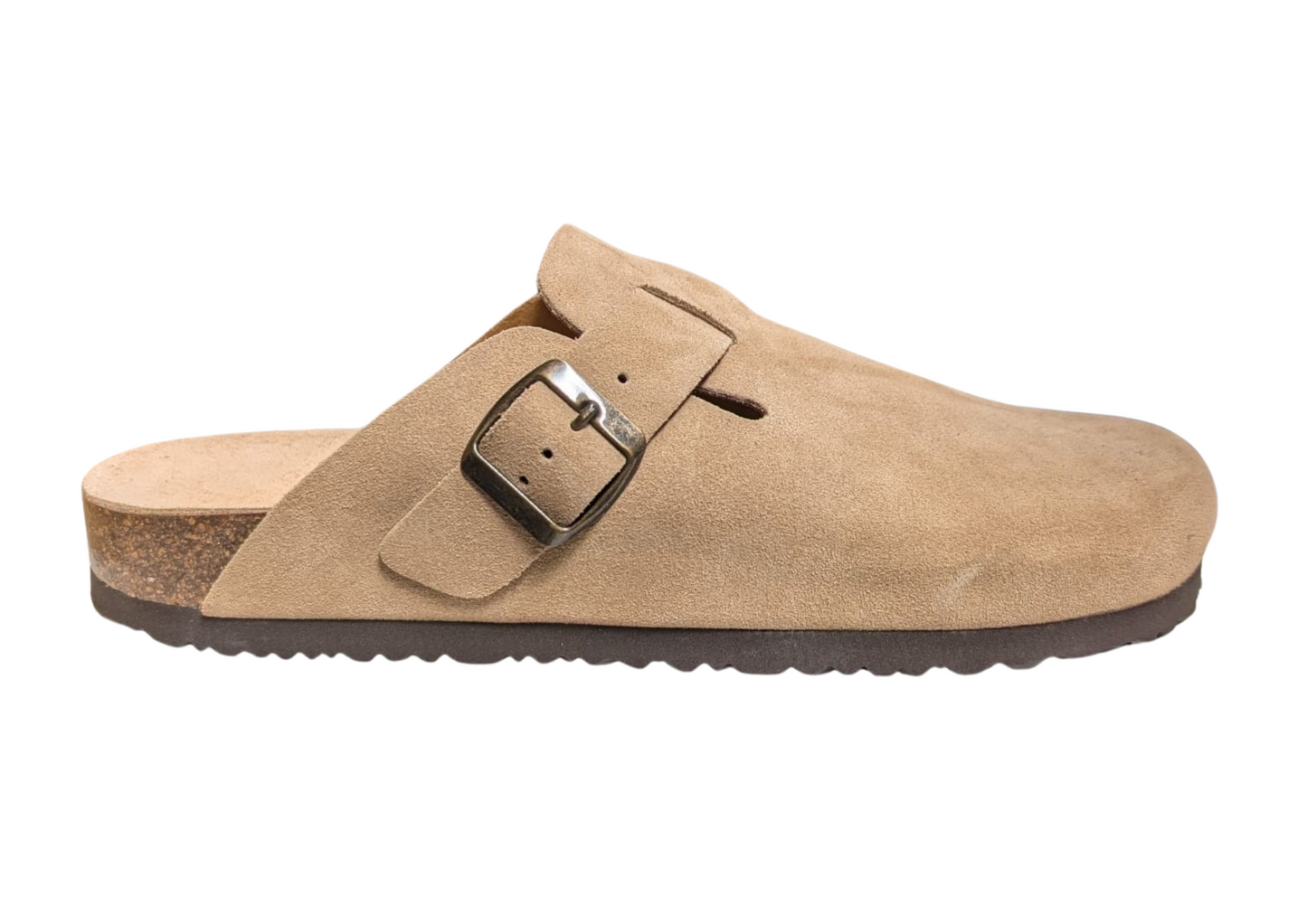 Mules sabot Fij2401 cuir Beige Mushroom AndOtherStep