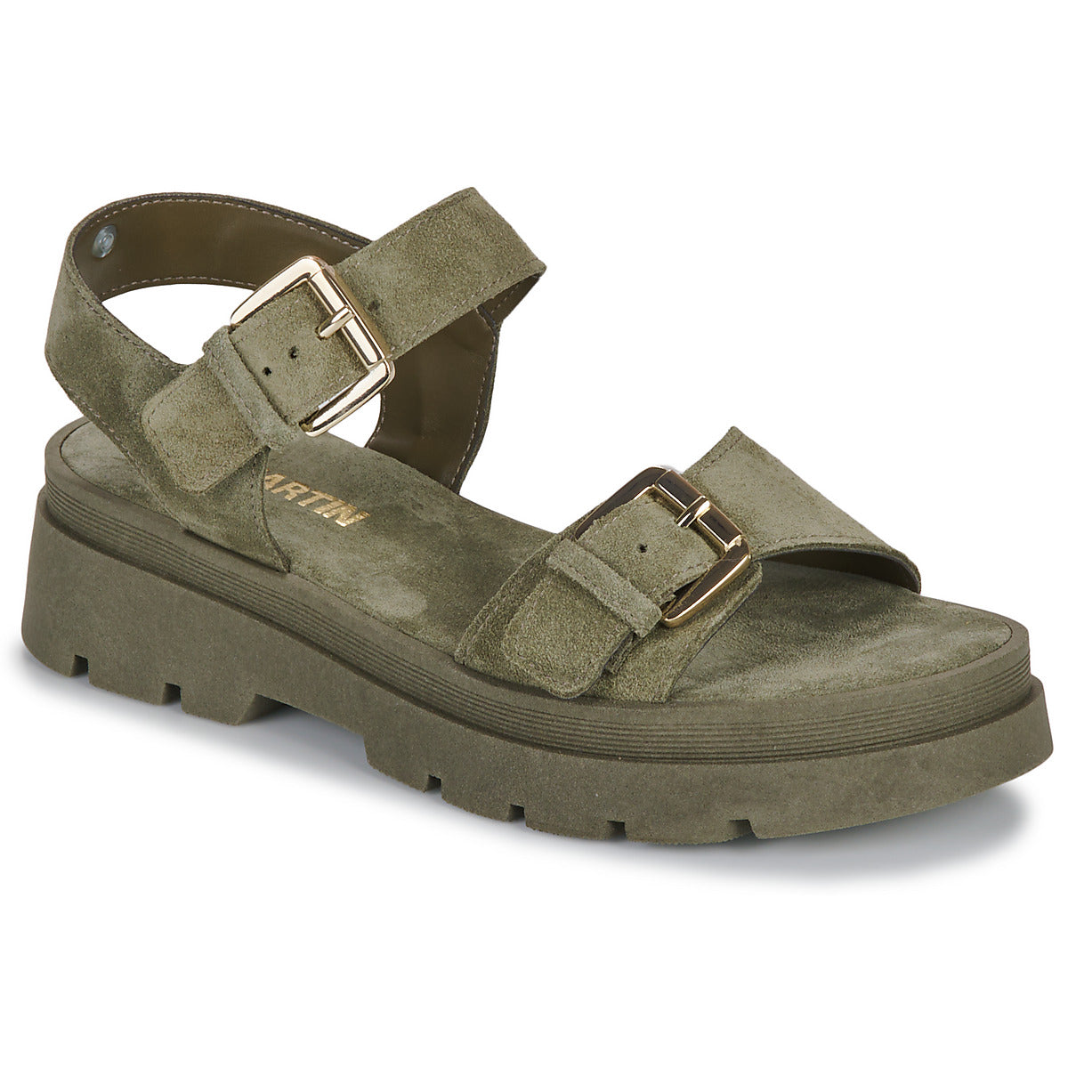 JB MARTIN SANDALES DELIA VELOURS KAKI