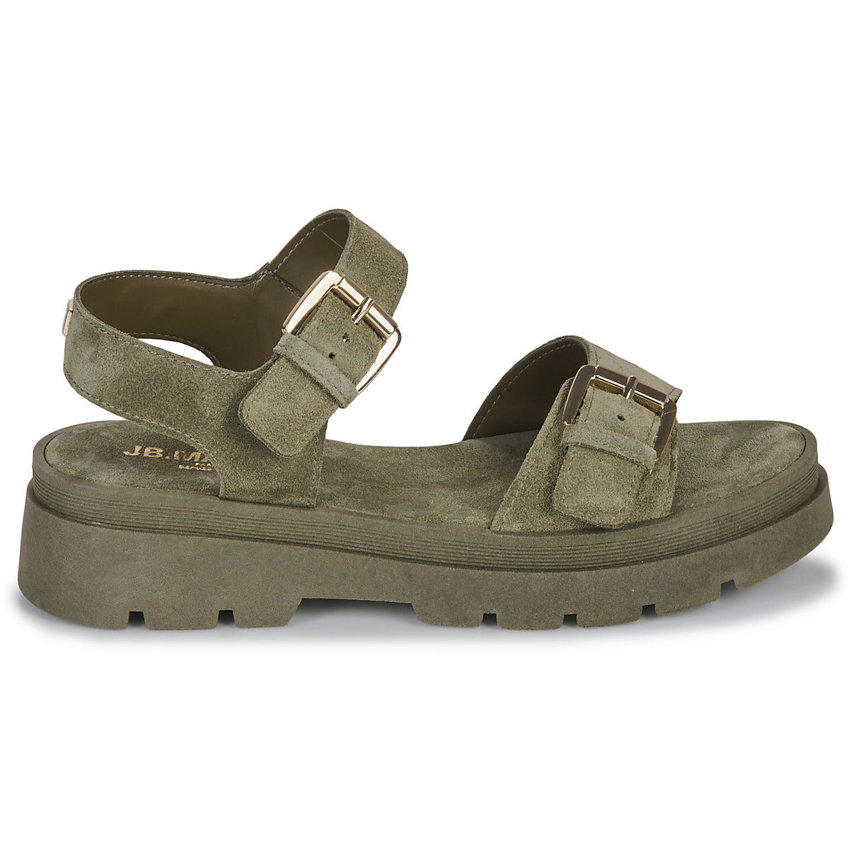 JB MARTIN SANDALES DELIA VELOURS KAKI