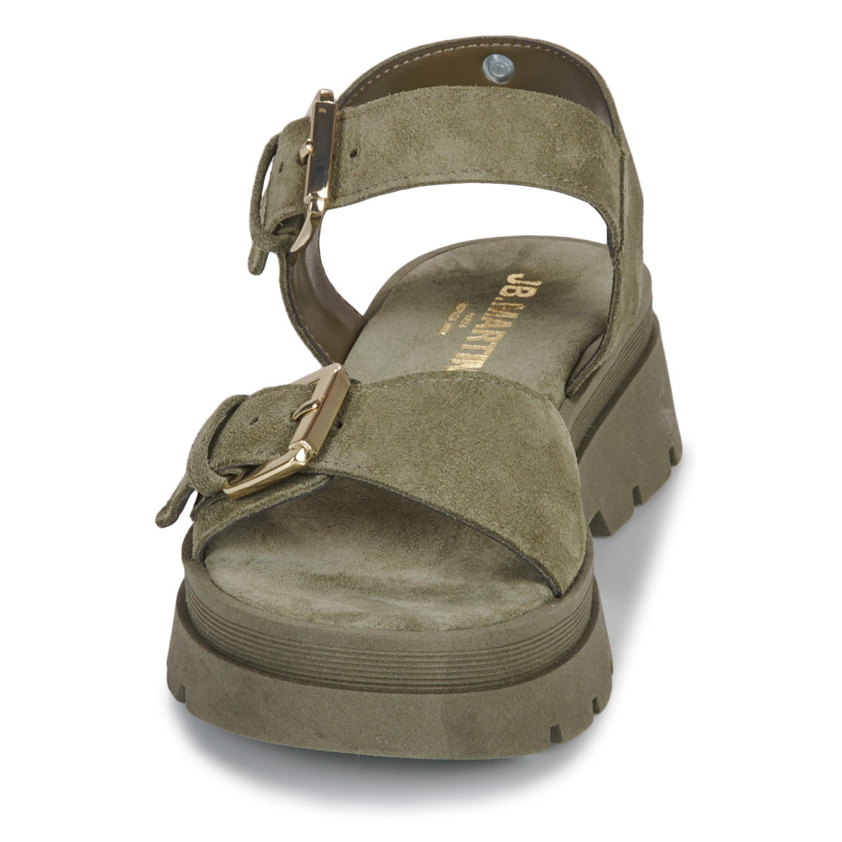 JB MARTIN SANDALES DELIA VELOURS KAKI