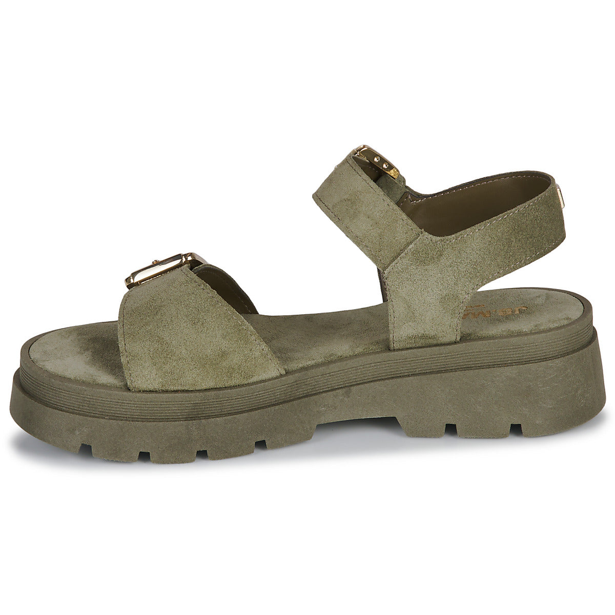 JB MARTIN SANDALES DELIA VELOURS KAKI
