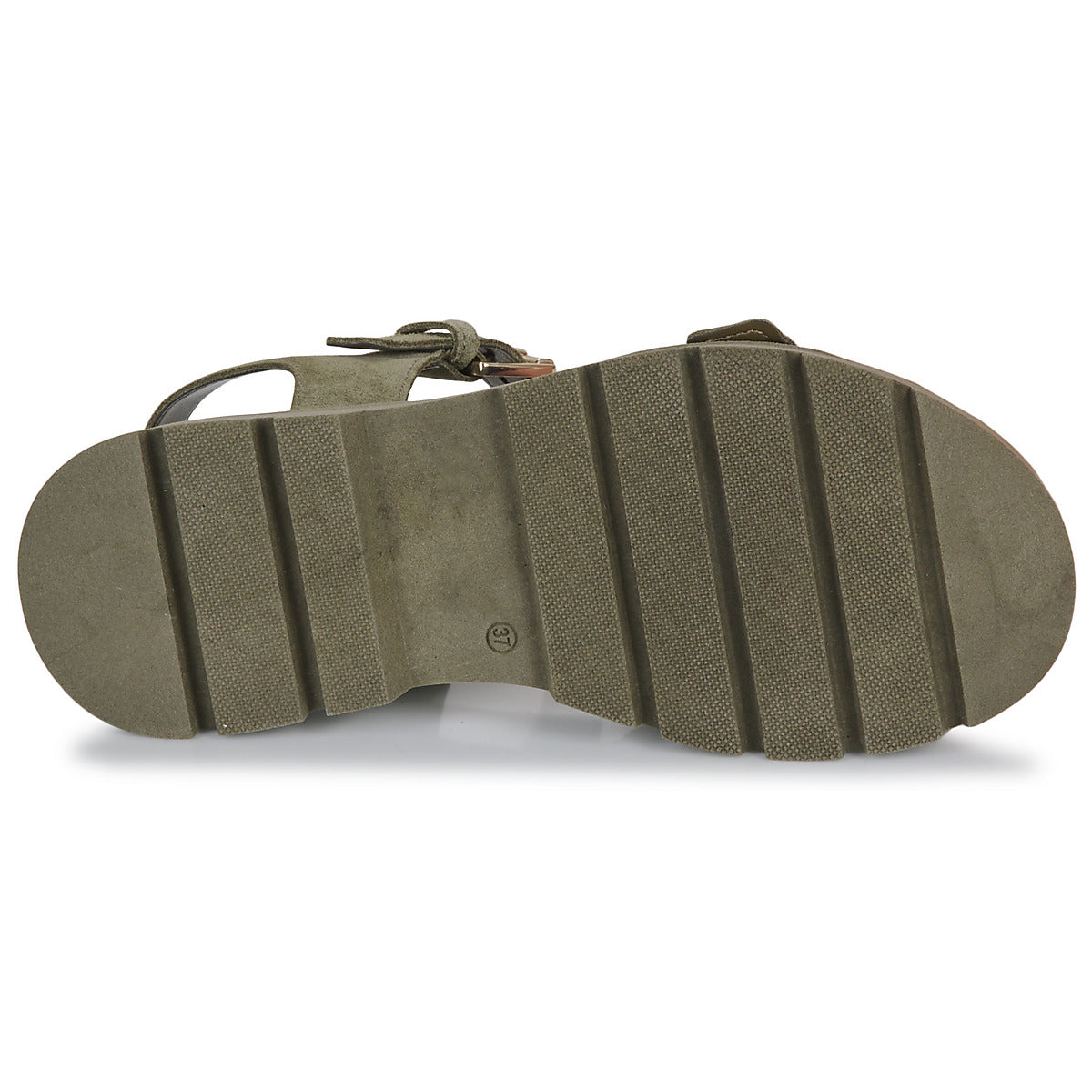 JB MARTIN SANDALES DELIA VELOURS KAKI