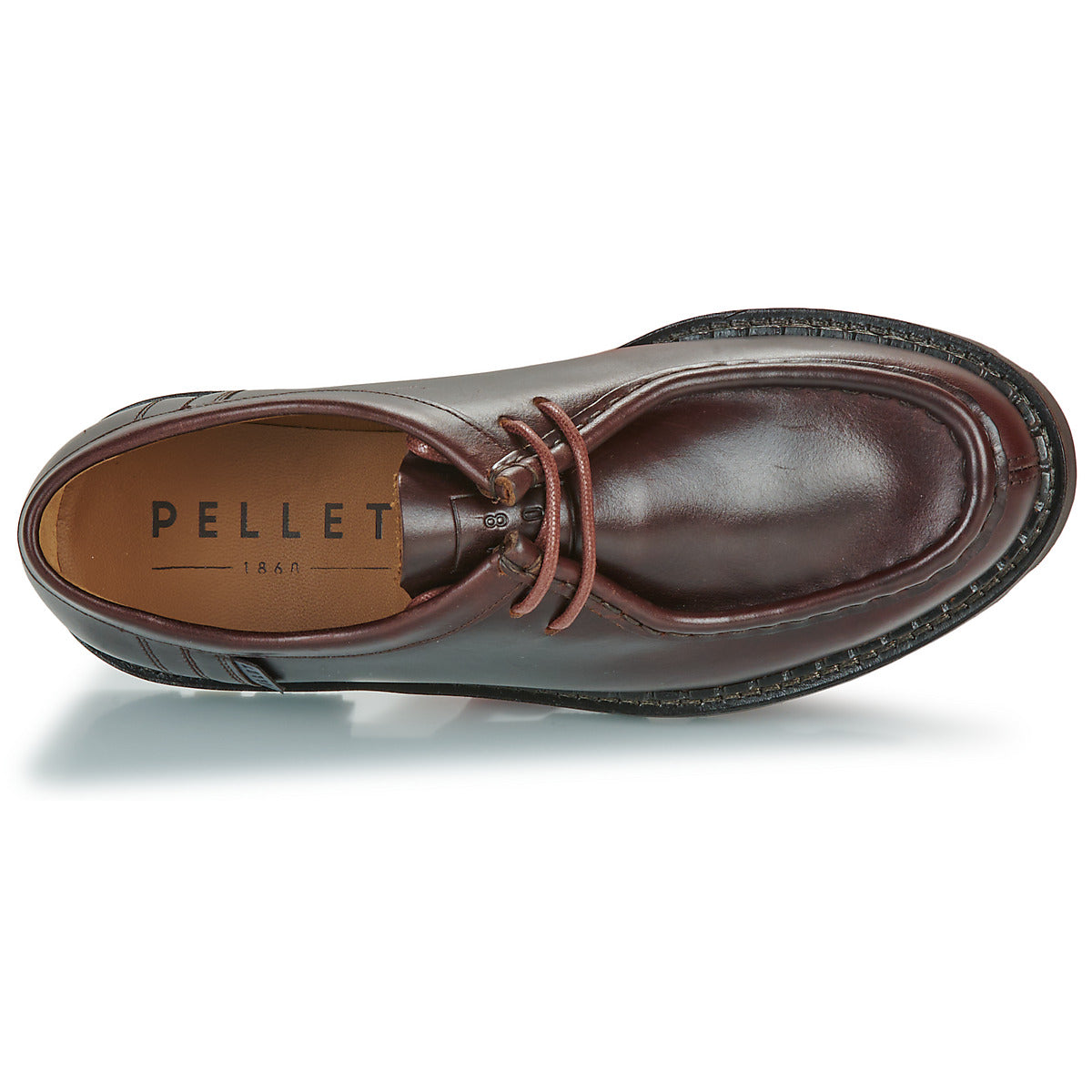 DERBIES MACHA PULL UP PECAN BORDEAUX CHRISTIAN PELLET
