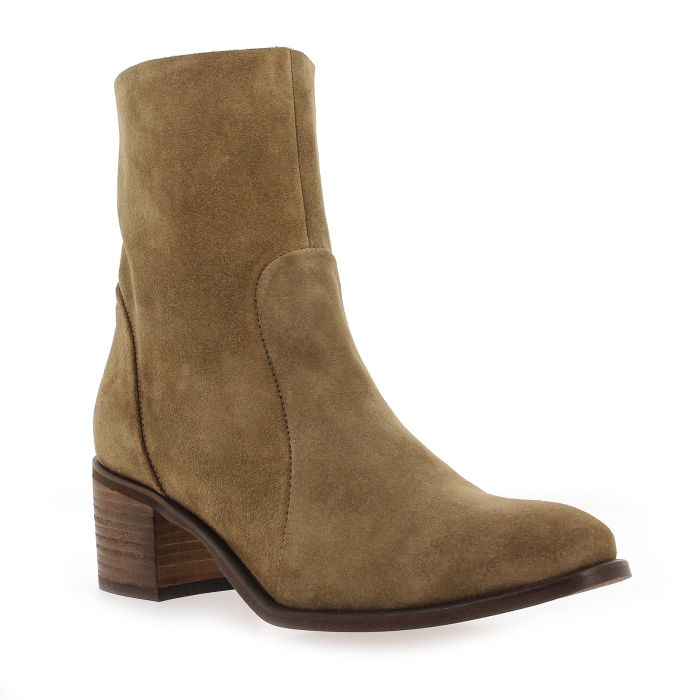 Bottines Alias velours noisette Aliwell