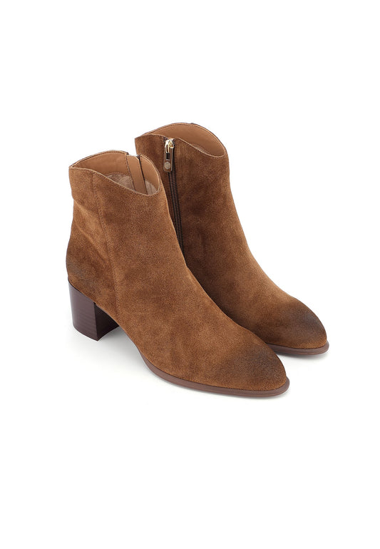 Bottines à talon Maple Camel Emilie Karston