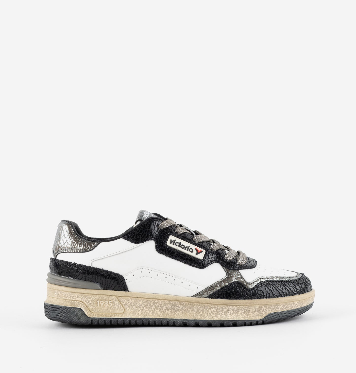 Baskets 8800127 Noir craquelé Victoria