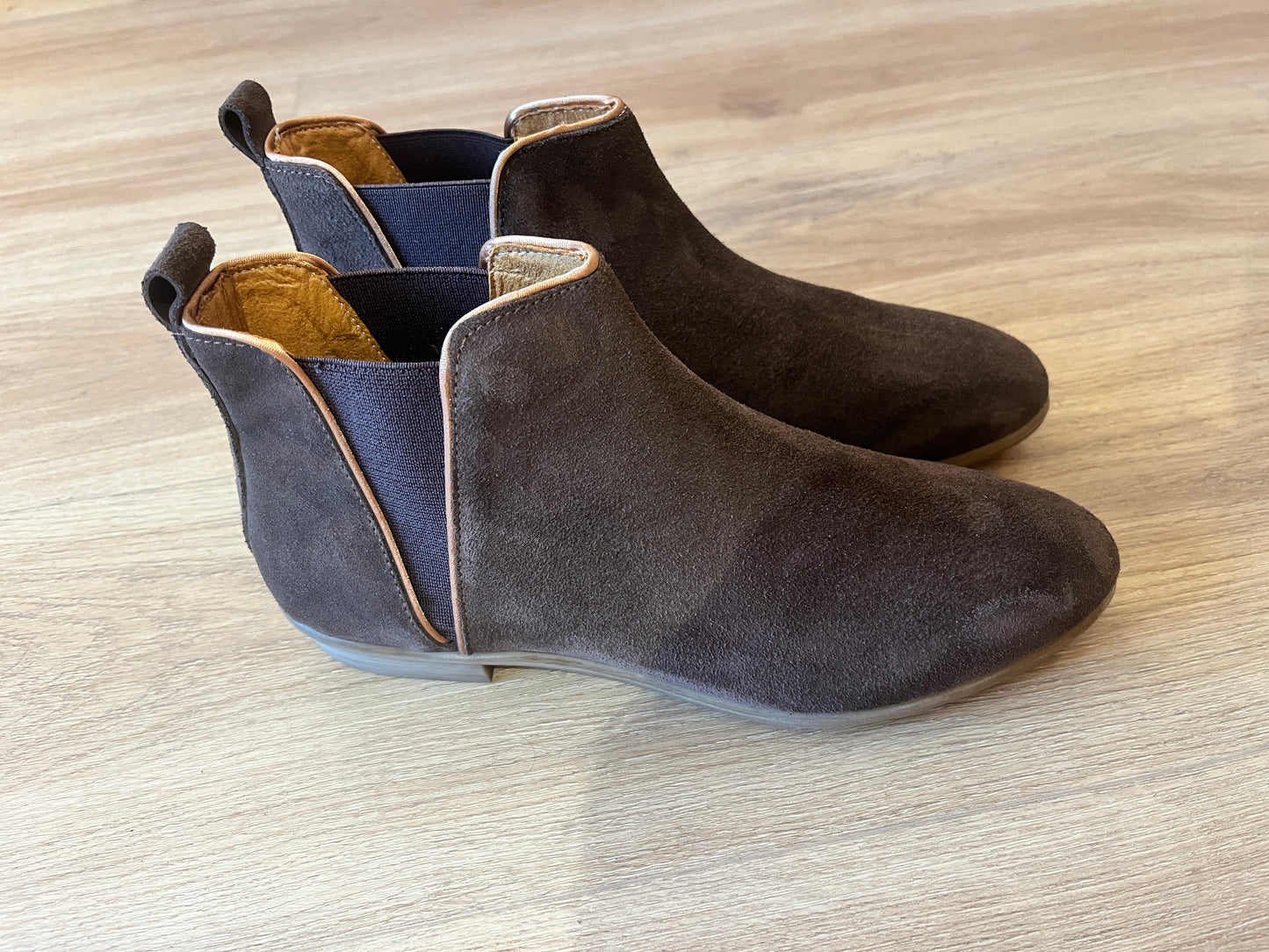 BOTTINES ESPECHE CHOCO COCO ABRICOT