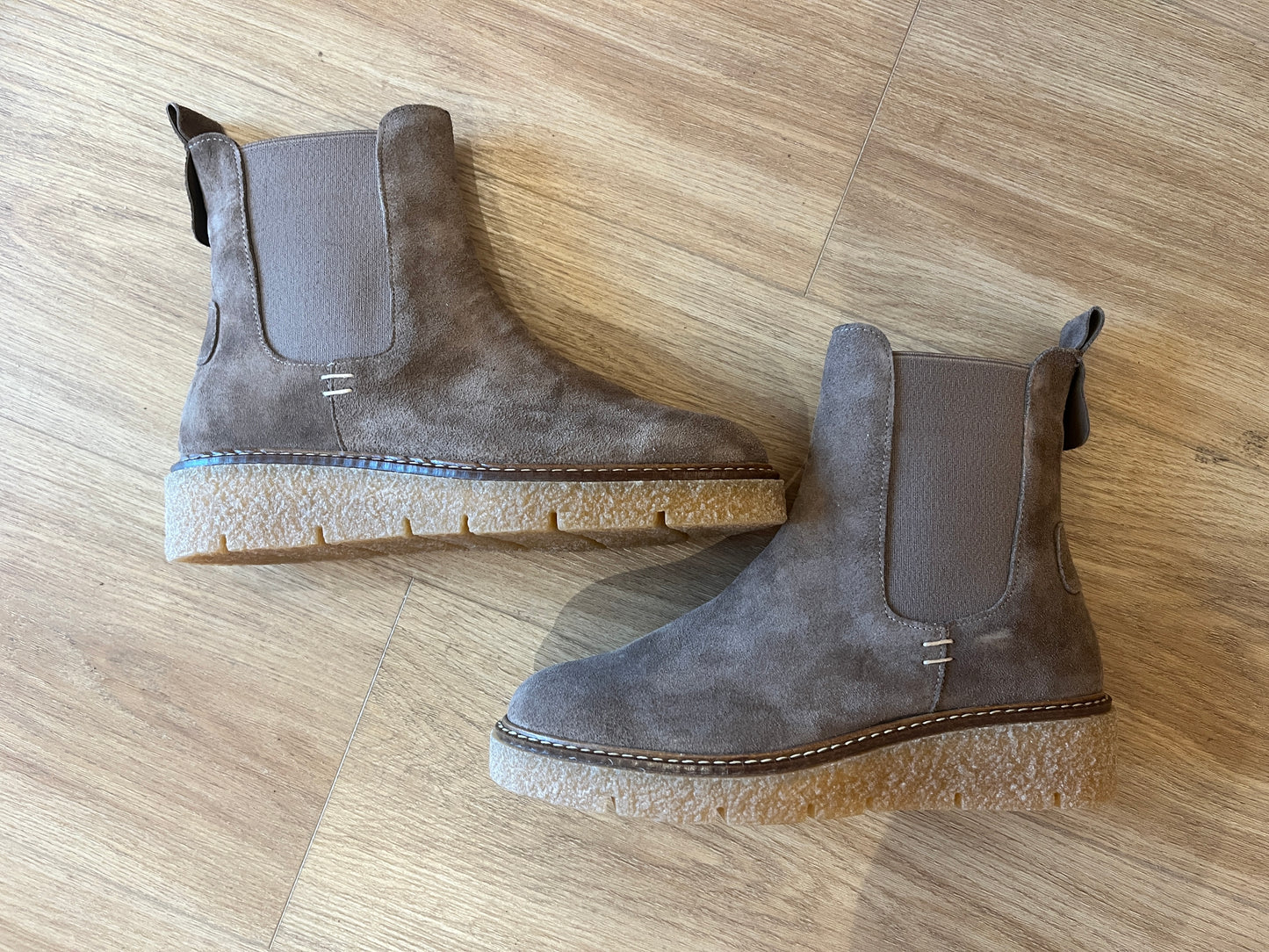 BOTTINES EBERBACH TAUPE COCO ABRICOT