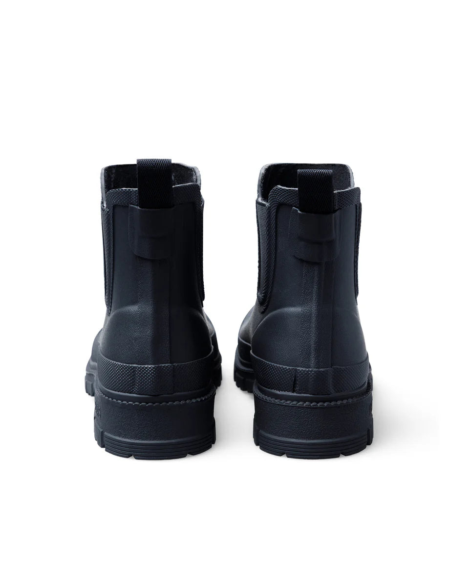 Bottines de pluie Lua Mate Combi Black Verbenas