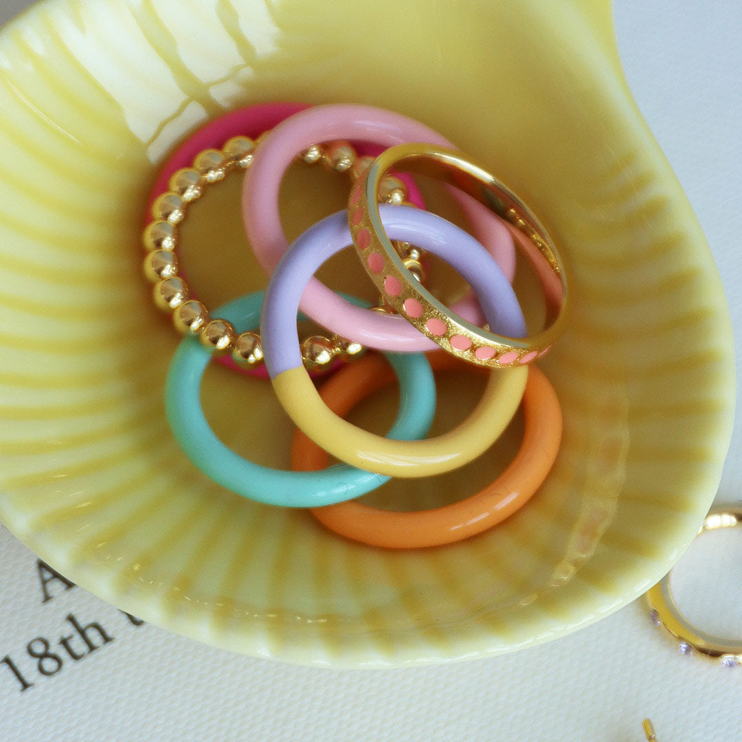 BAGUE 'COLOR' PURPLE | LULU COPENHAGEN