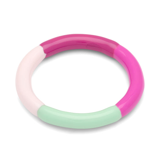 BAGUE 'COLOR RING QUATRO' PINK SUNSET | LULU COPENHAGEN