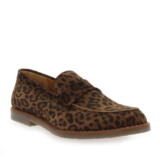 Mocassins Pariz Velours Leo Camel Aliwell