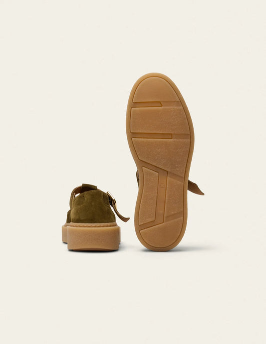 Derbies Baia Suède Kaki Odaje