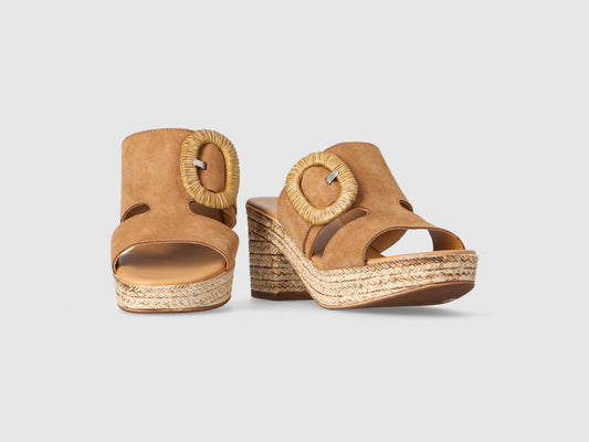 Sandales Mules Pattie Camos Terre ALIWELL