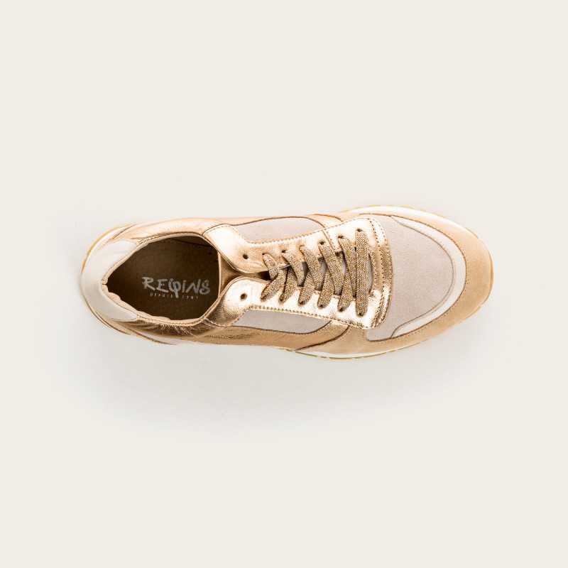 ELECTRA REQINS BEIGE PLATINE BASKET