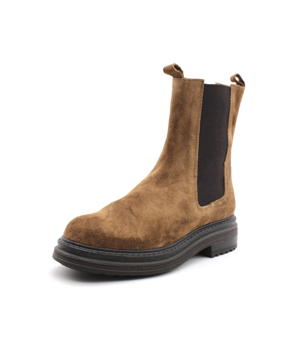 Bottines Kira velours camel Aliwell