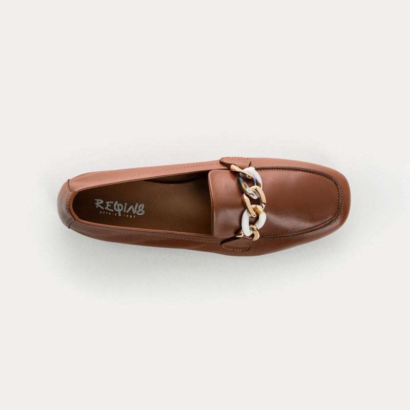REQINS HOREL COGNAC MOCASSINS