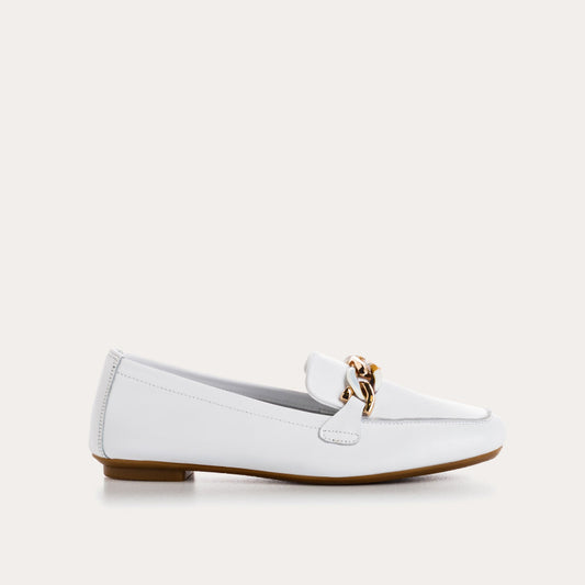 REQINS HOREL BLANC MOCASSINS