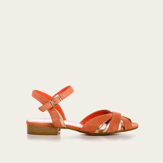 SANDALES PALMA ABRICOT REQINS