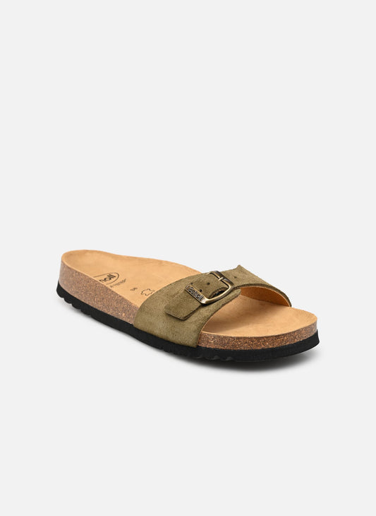 SCHOLL ESTELLE KAKI SANDALES