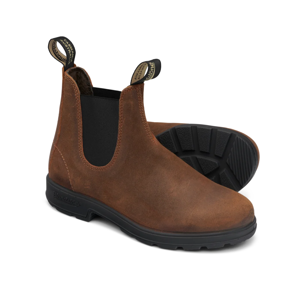 Bottines - Original Chelsea Boots 1911 Suede tobacco Blundstone