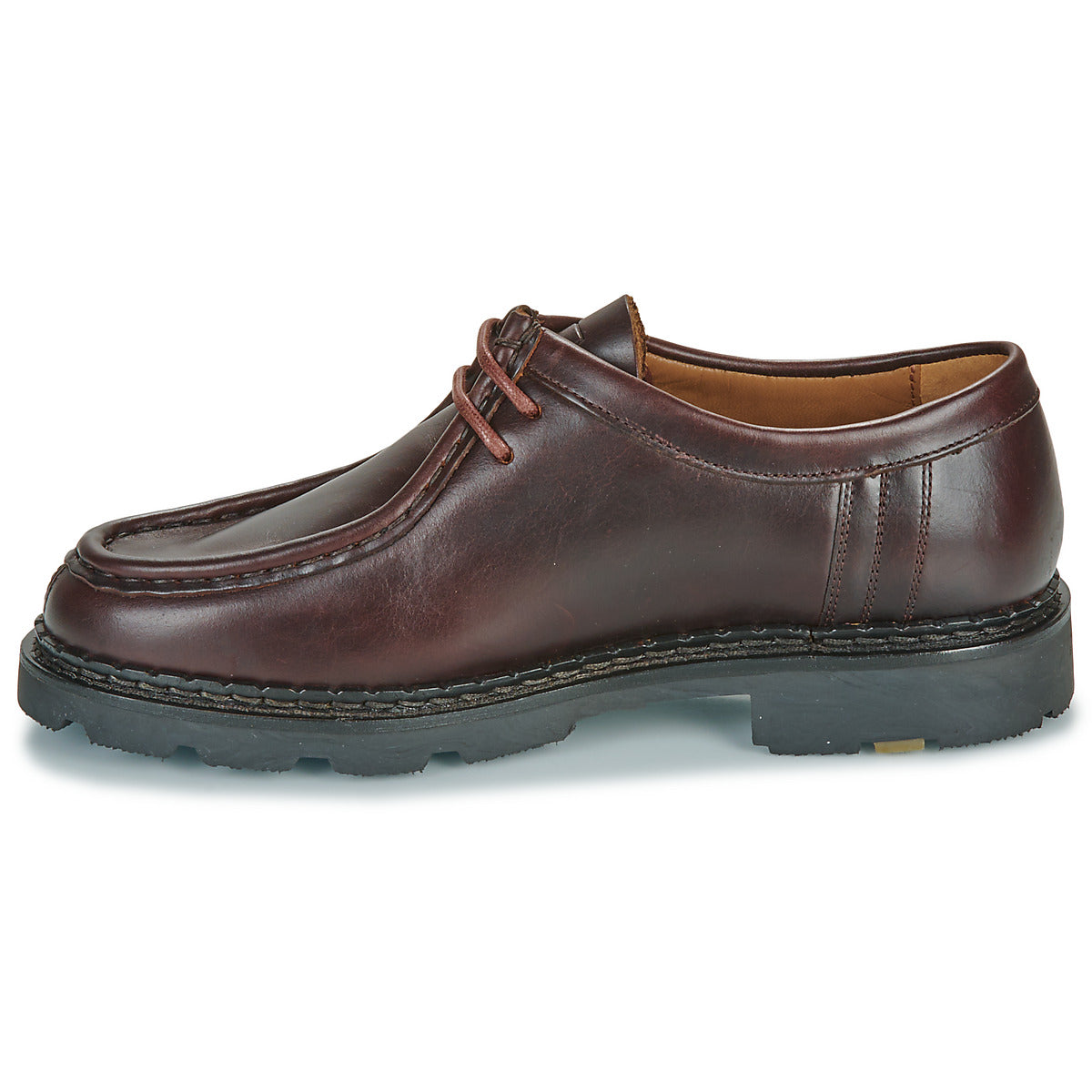 DERBIES MACHA PULL UP PECAN BORDEAUX CHRISTIAN PELLET