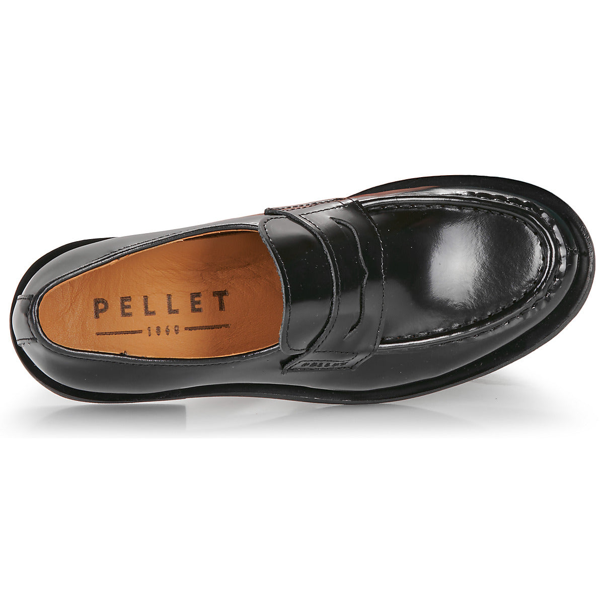 Mocassins THALIA glacé noir Christian Pellet