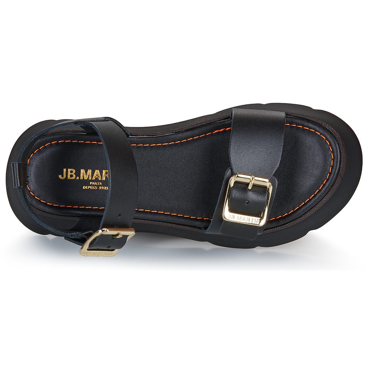 Sandales Actia veau noir JB MARTIN