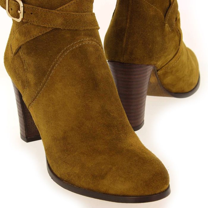 Bottines Naya Velours Miel Aliwell