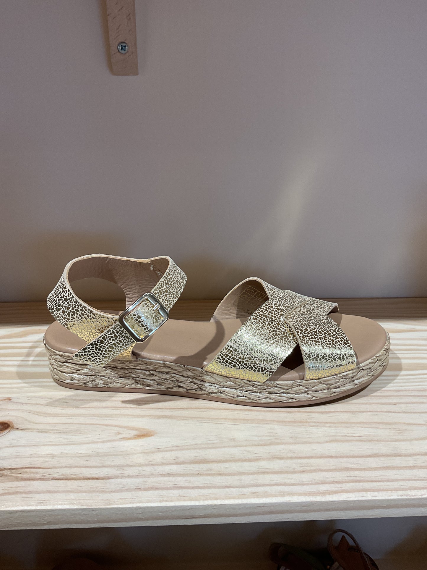 Sandales Evao doré Aliwell