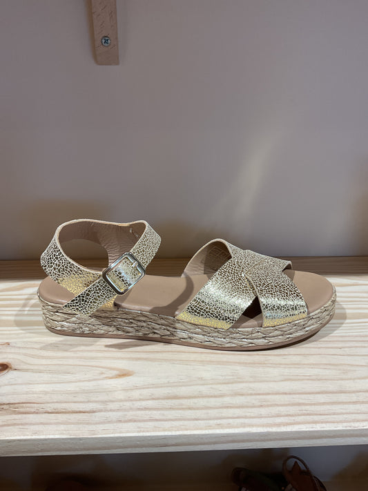 Sandales Evao doré Aliwell