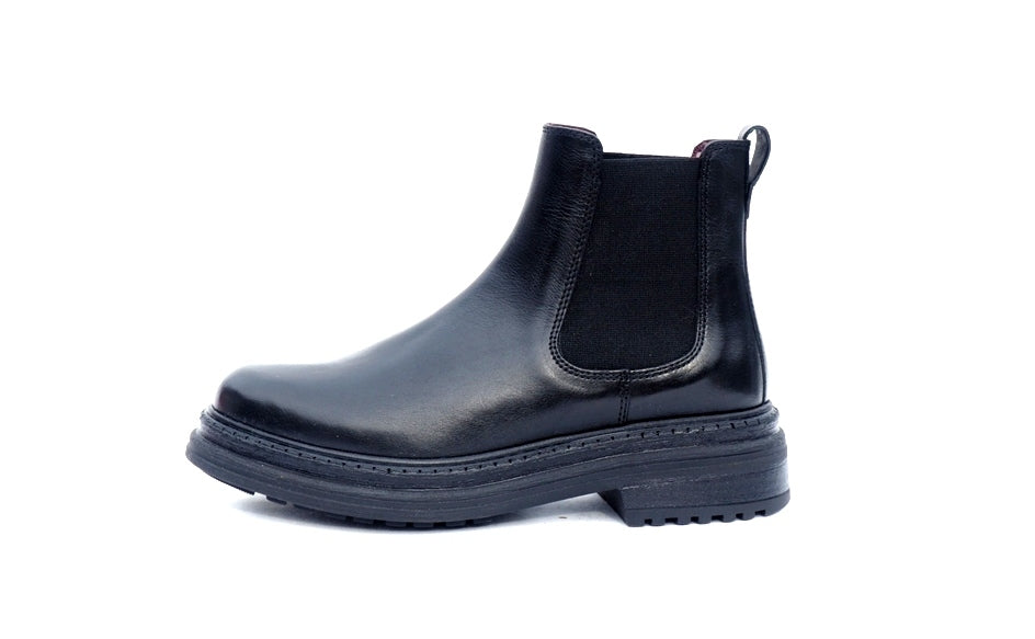 Bottines Laki Cuir Noir Aliwell