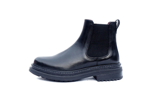 Bottines Laki Cuir Noir Aliwell