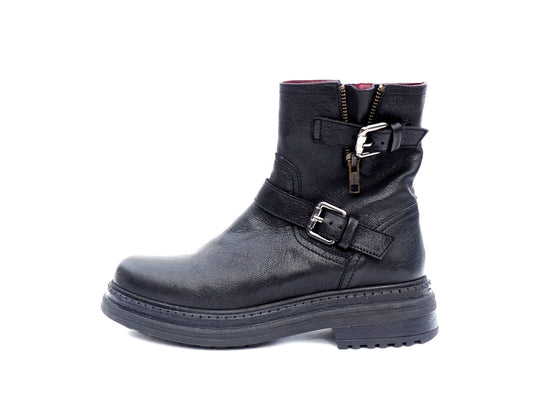 Bottines Rivka Cuir Noir Aliwell