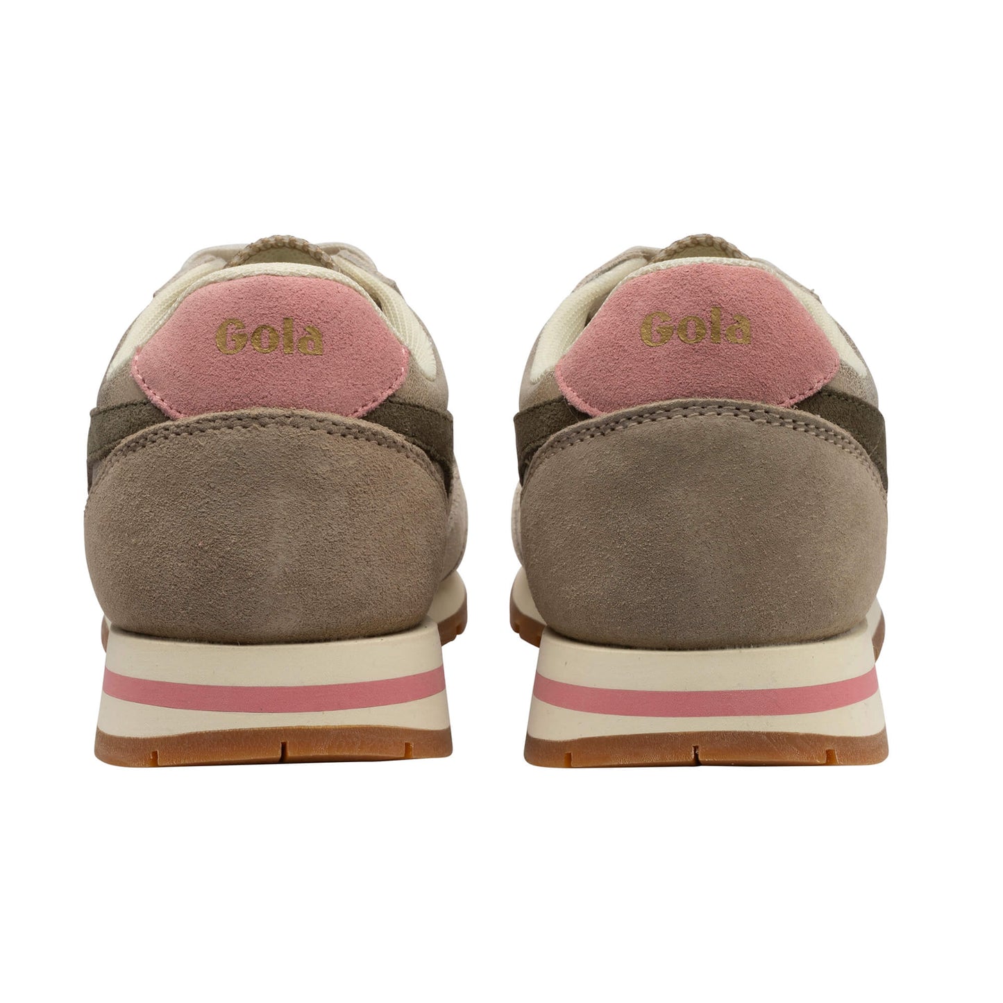 GOLA BASKET DAYTONA BLAZE Gold/Kaki/coral pink