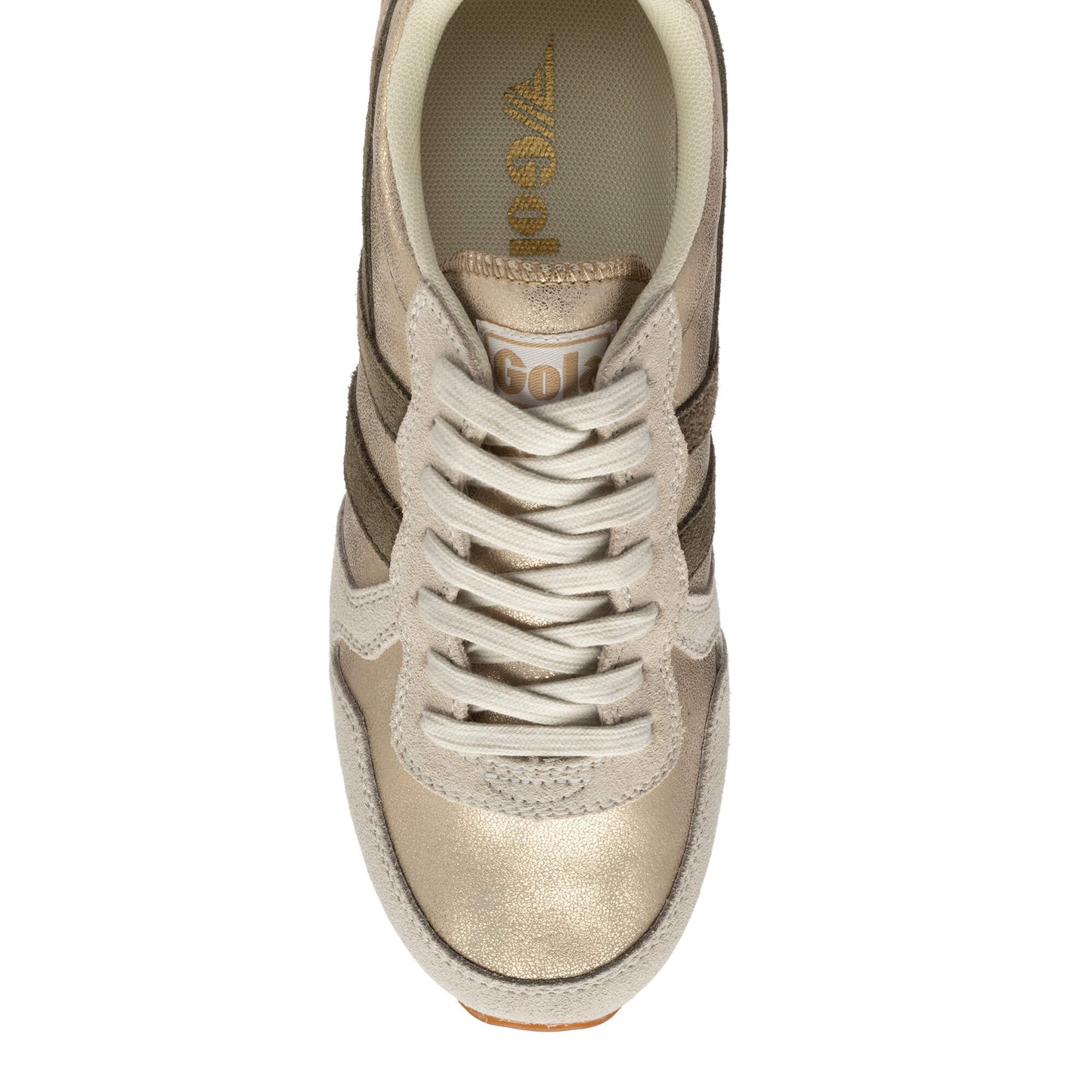 GOLA BASKET DAYTONA BLAZE Gold/Kaki/coral pink