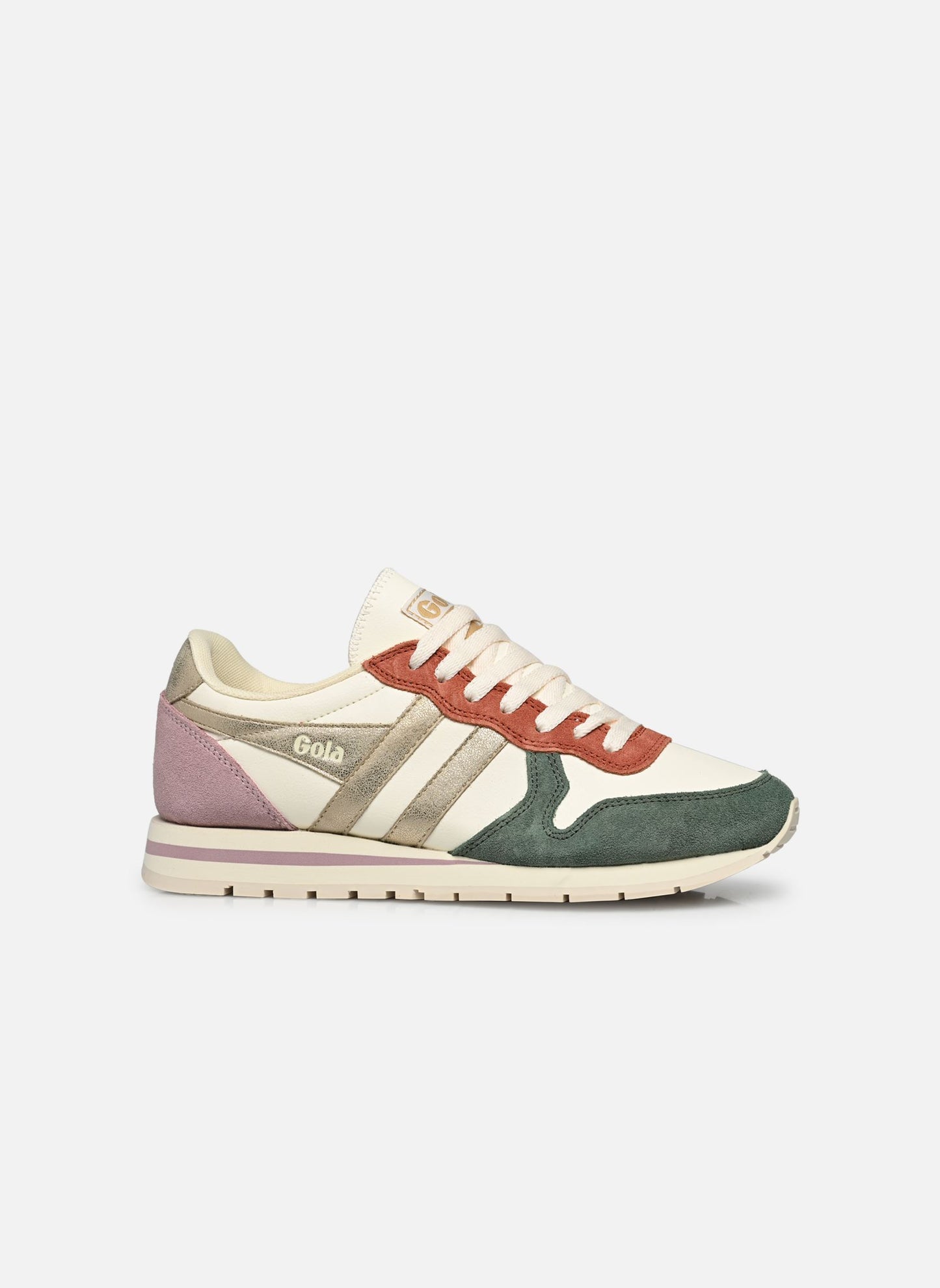 GOLA DAYTONA QUADRANT OFF WHITE/SAGE/GOLD/PASTEL PINK