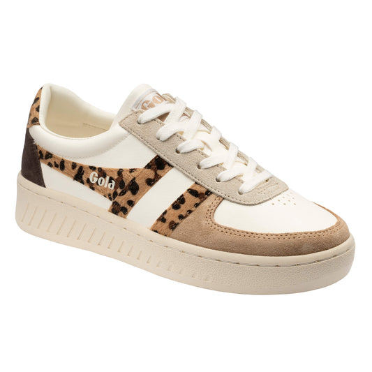 GOLA GRANDSLAM QUADRANT SAFARI Off White/Light caramel/Leopard/Mocha