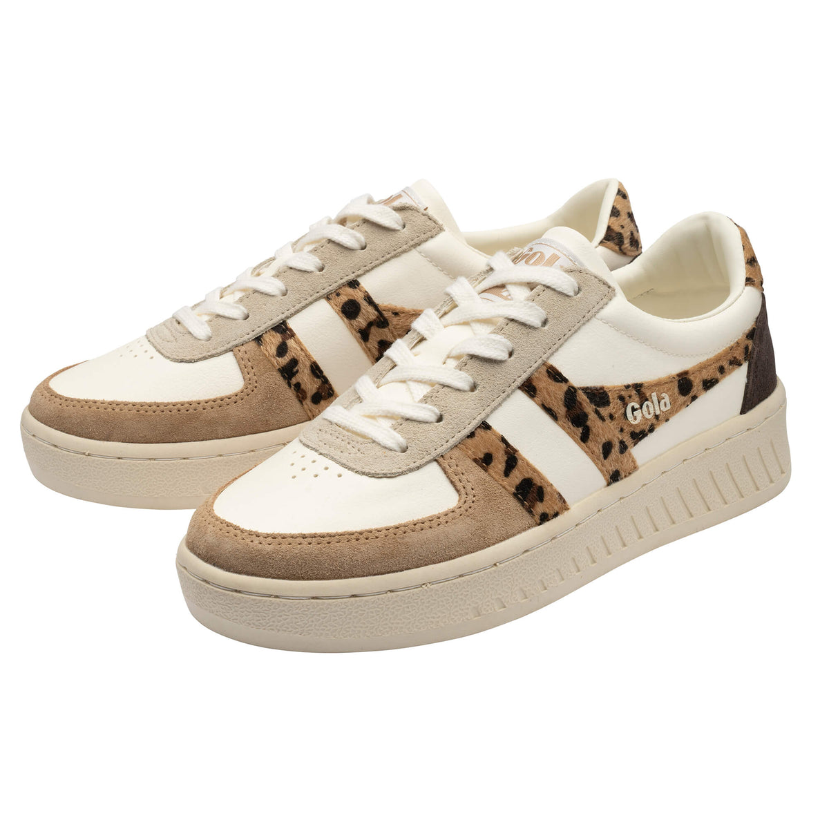 GOLA GRANDSLAM QUADRANT SAFARI Off White/Light caramel/Leopard/Mocha