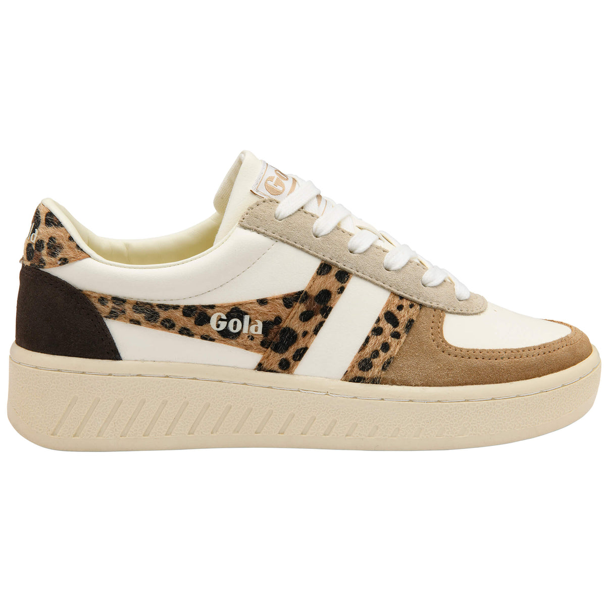 GOLA GRANDSLAM QUADRANT SAFARI Off White/Light caramel/Leopard/Mocha