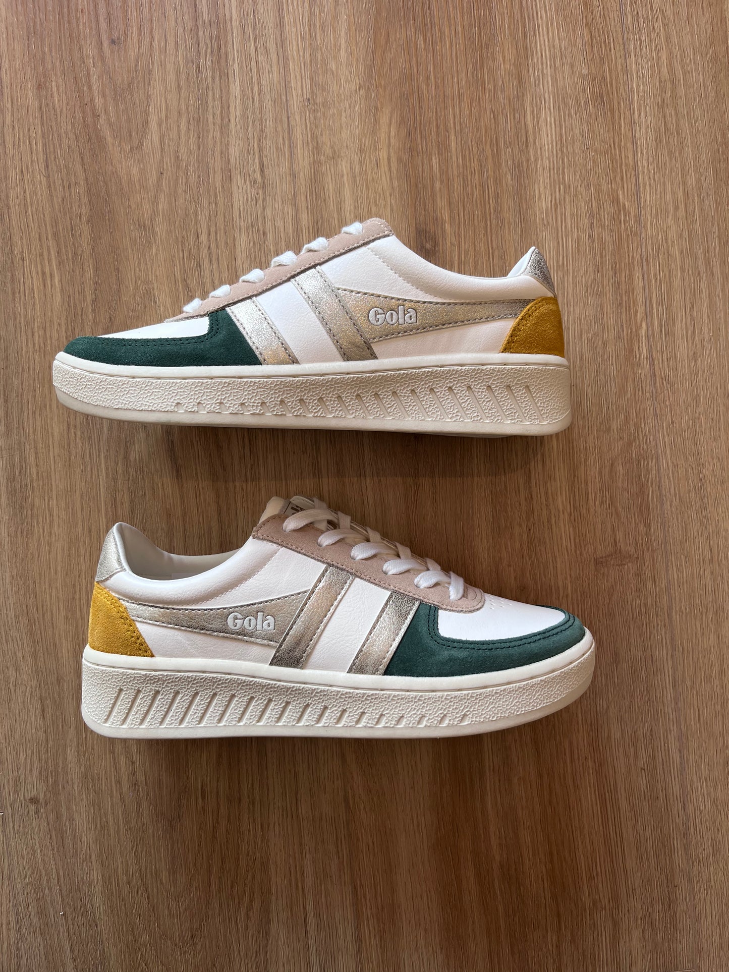 GOLA GRANDSLAM QUADRANT O.WHT/SAGE/GOLD/PT/PINK