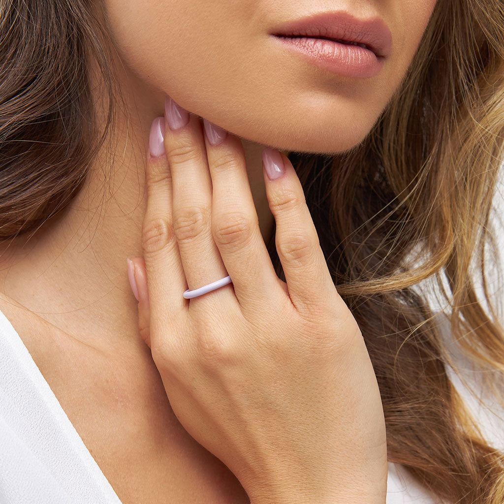 BAGUE 'COLOR' PURPLE | LULU COPENHAGEN