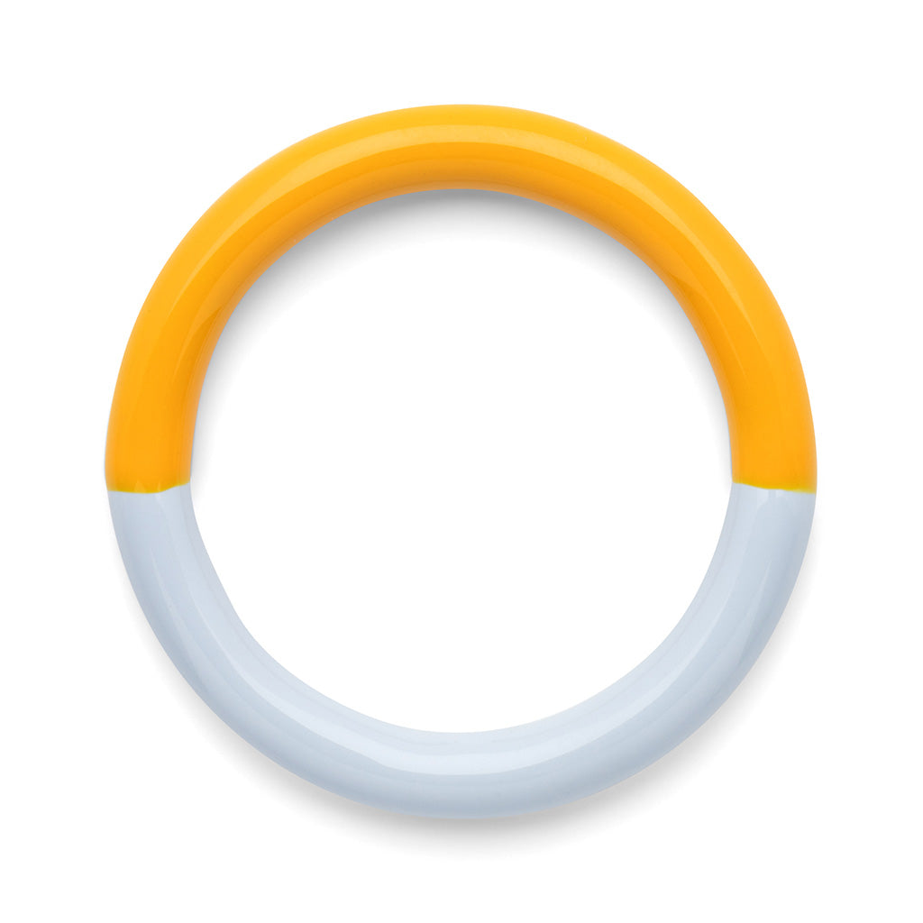 BAGUE 'DOUBLE COLOR' SKYRIDE BLUE/ SUNFLOWER | LULU COPENHAGEN