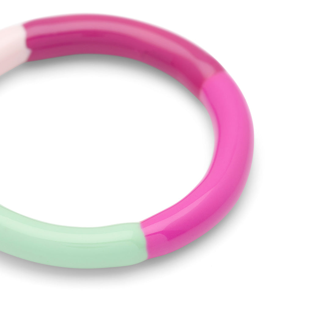 BAGUE 'COLOR RING QUATRO' PINK SUNSET | LULU COPENHAGEN