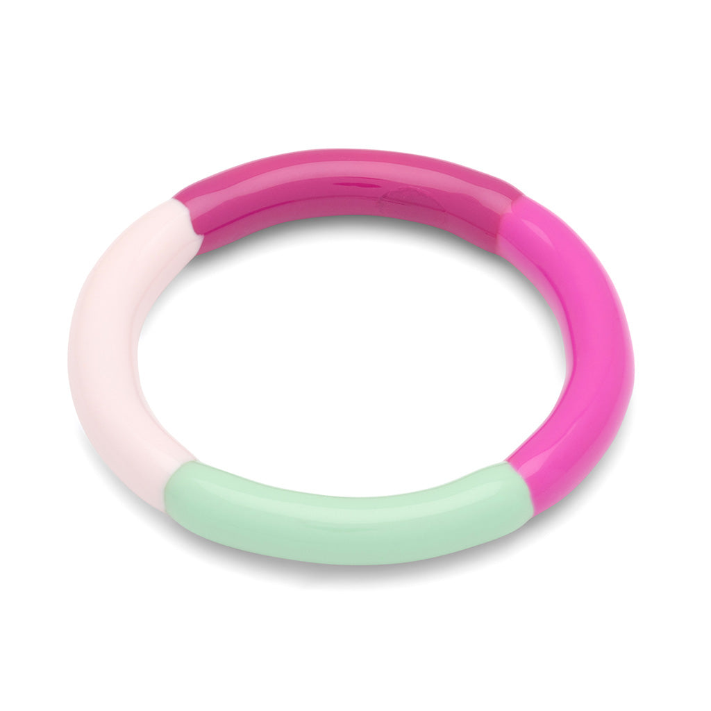 BAGUE 'COLOR RING QUATRO' PINK SUNSET | LULU COPENHAGEN