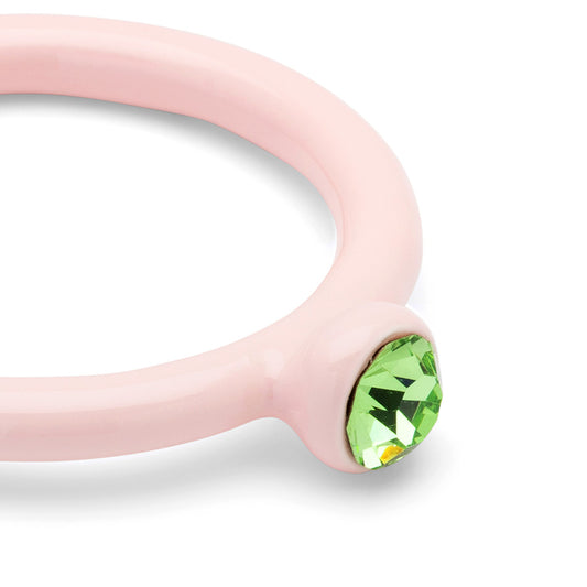 BAGUE 'COLOR CRYSTAL' SILK LIGHT PINK | LULU COPENHAGEN