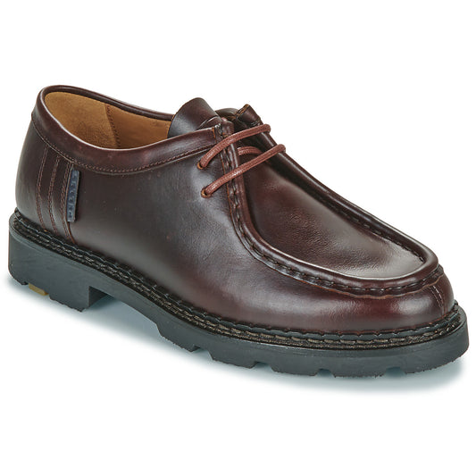 DERBIES MACHA PULL UP PECAN BORDEAUX CHRISTIAN PELLET