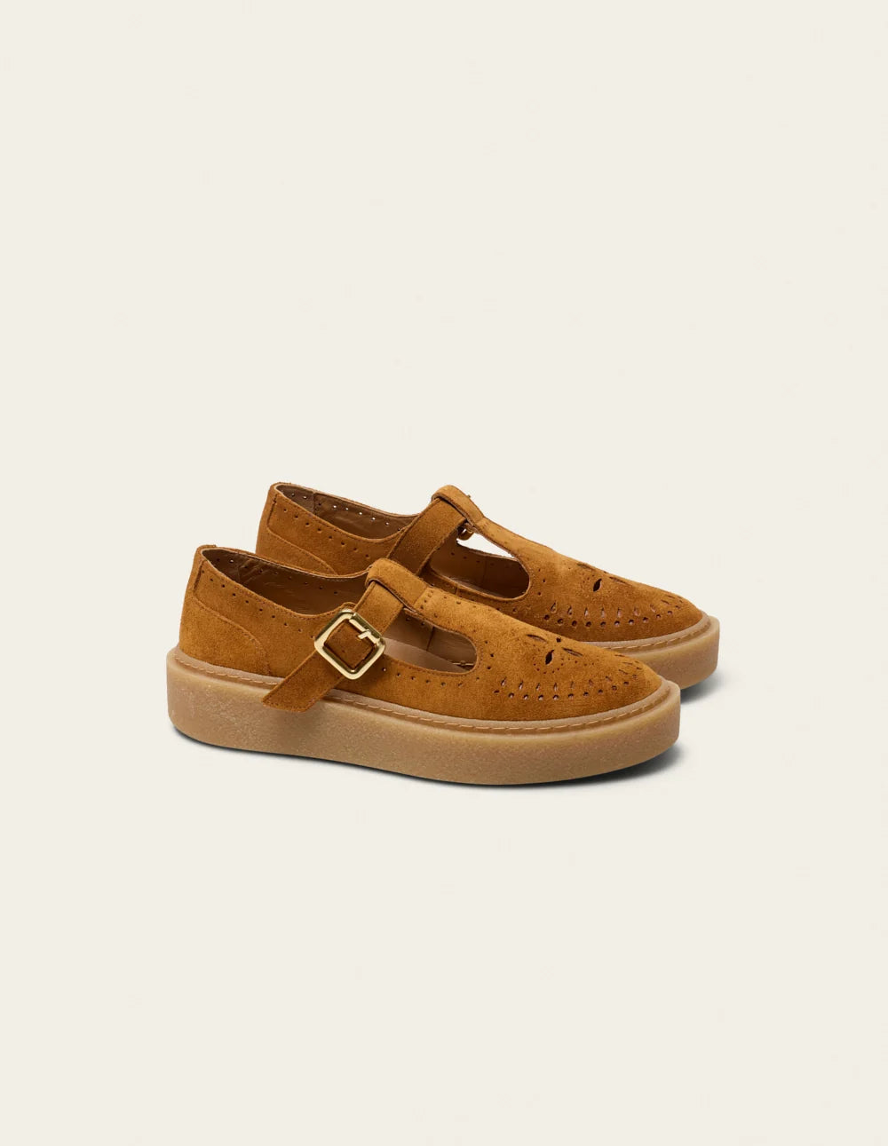 Derbies Baia Suède Ambre Odaje
